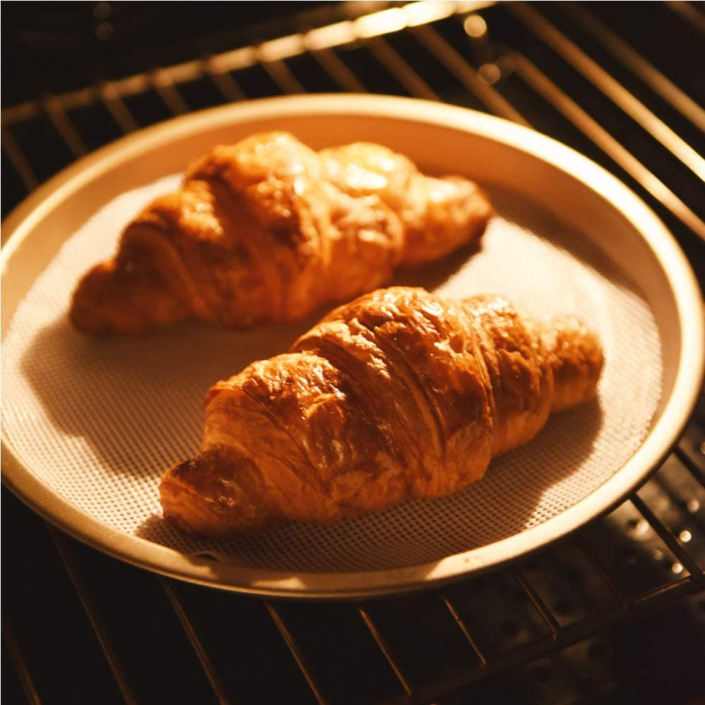 LONGFITE 3 Sizes Steamer Liner Silicone Mesh Mat Non Stick and Reusable, 8/10/12 Inch Mixed 3 Pack image number 6