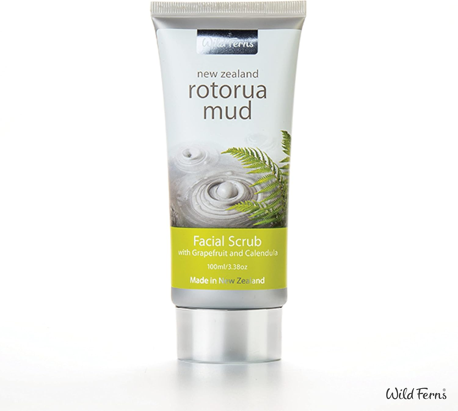 Wild Ferns Rotorua Mud Facial Scrub with Grapefruit & Calendula, 100Ml, Pack of 1 image number 1