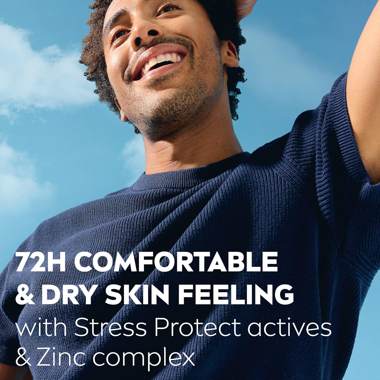 NIVEA MEN Intense Protection Strength Anti-Perspirant Aerosol 250Ml | with Zinc Complex | 72-Hour Anti-Perspirant | Quick Dry Formula | Suitable for Sensitive Skin (Pack of 2) image number 6