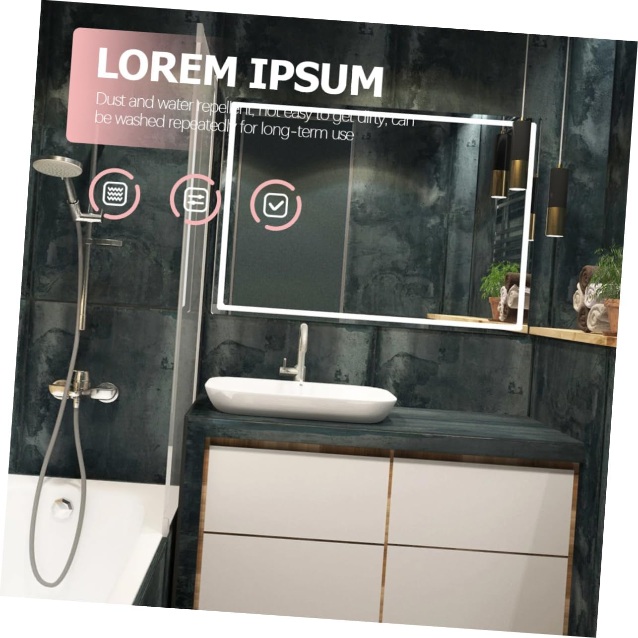 PLAFOPE Travel Toiletry Kit Hair Dryer and Curler Organizer Bag Splashproof Case