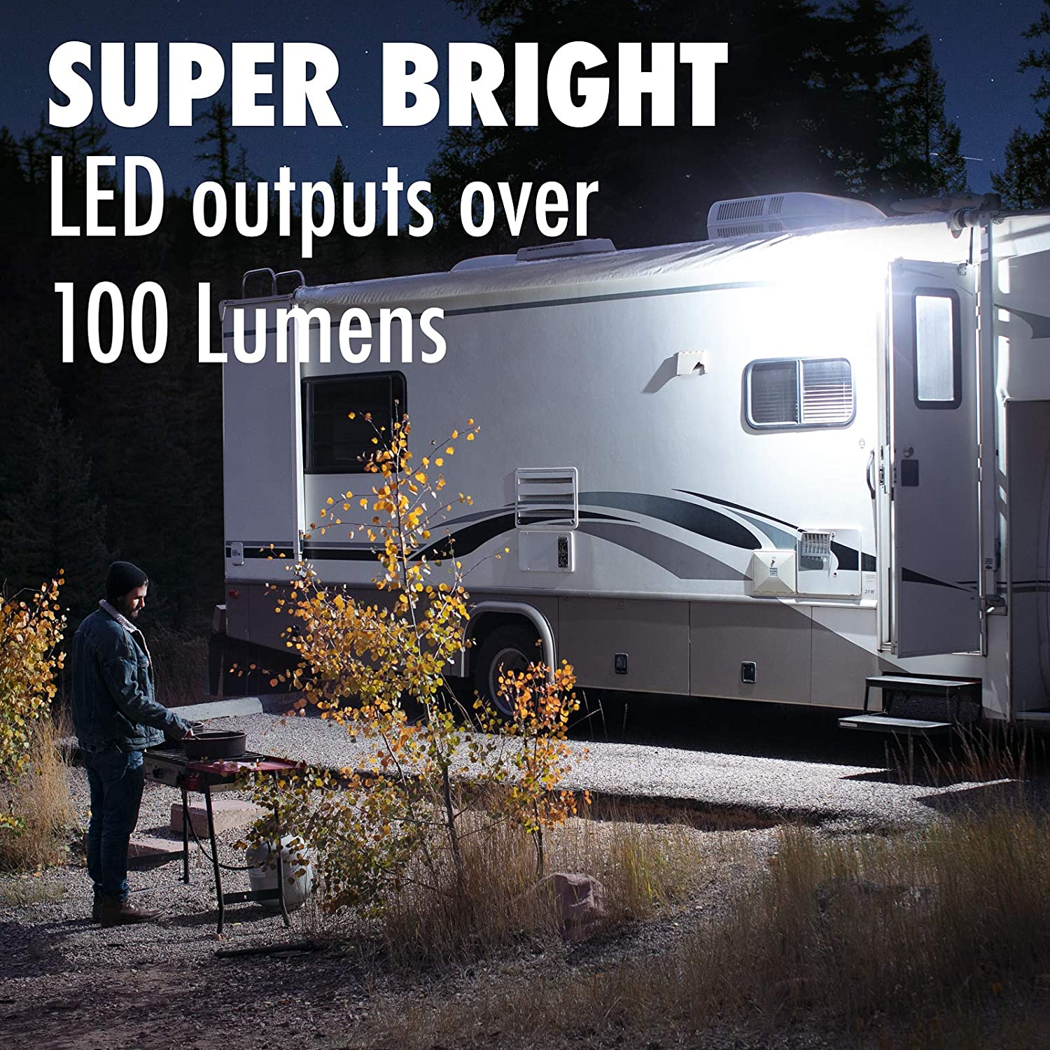 Lumitronics LED RV Exterior Porch Light with On/Off Switch and Removable Lenses. Perfect outside Replacement 12V Lighting for Rvs Motorhomes Campers 5Th Wheels Trailers. image number 7