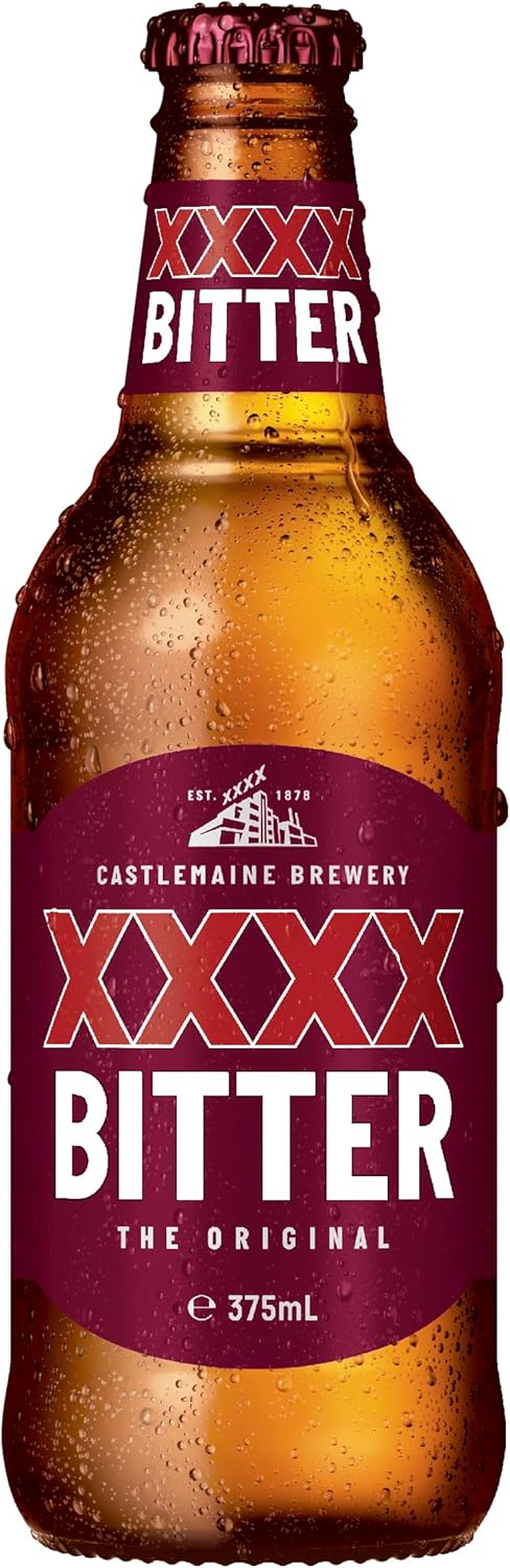 XXXX Bitter Full Strength Australian Lager Beer 4.9% ABV 24 Pack X 375 Ml Bottle Case image number 4