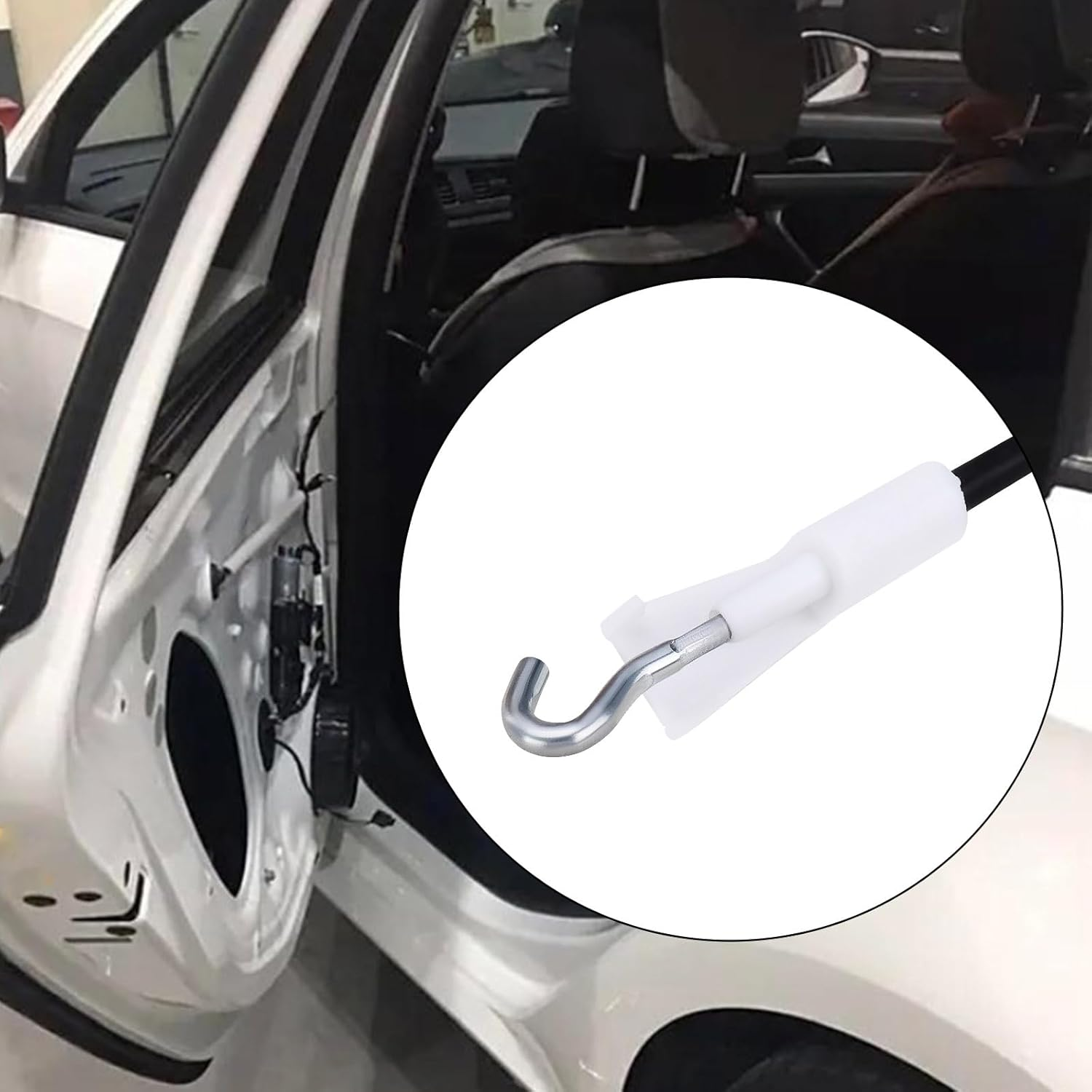 Emsea Car Door Lock Exterior Handle Release Cable Front Door Release Cable 8K0837085 8K0837085A Compatible with A4 B8 Lock Pull Cable image number 1