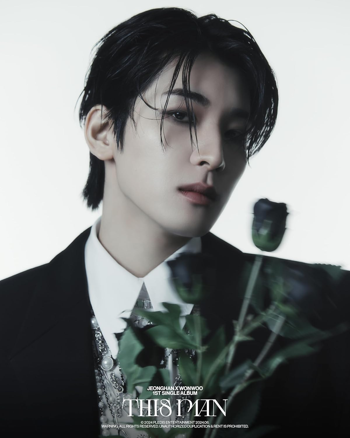 SEVENTEEN Jeonghan X Wonwoo This Man 1St Single Album Weverse Albums Version Card Holder+1Ea QR Card+1P Photocard+Tracking Sealed SVT image number 1