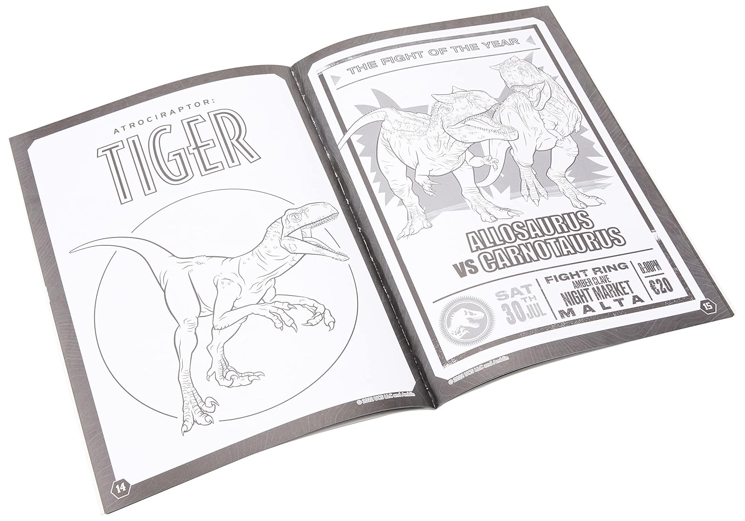 Jurassic World Dominion: Colouring Adventures (Universal) image number 1