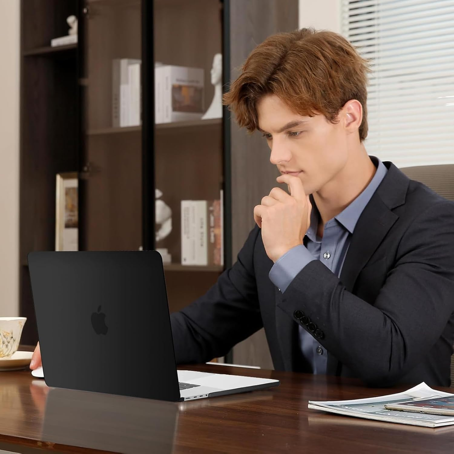 MOSISO Compatible with Macbook Pro 16 Inch Case 2025 2024 2023 2022 2021 M4 M3 M2 M1 A3403 A3186 A2991 A2780 A2485 Pro Max, Plastic Hard Shell&Keyboard Cover&Screen Film&Storage Bag, Black - Deep Teal image number 3