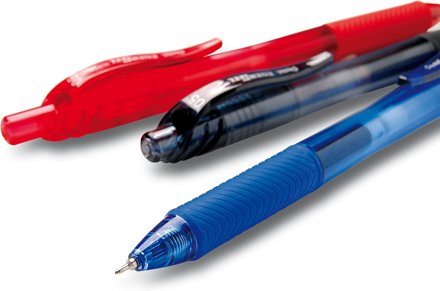 Pentel Energel-X Retractable Gel Pen 12 Assorted Colours 0.5Mm Fine Nib in Hard Wallet (BLN105-12AST1) image number 2