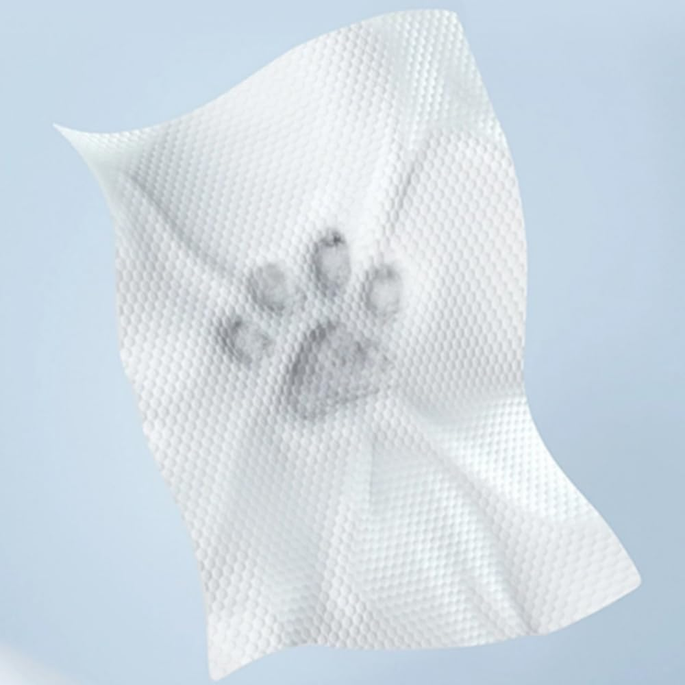 Mumoo Bear Dog Wipes for Pets Cats-100 Count All Purpose Unscented Wet Wipes for Paw Butt Cleaning,Grooming,Alcoholfree,Vitamin E,Ph Balanced, 100% Natural image number 4