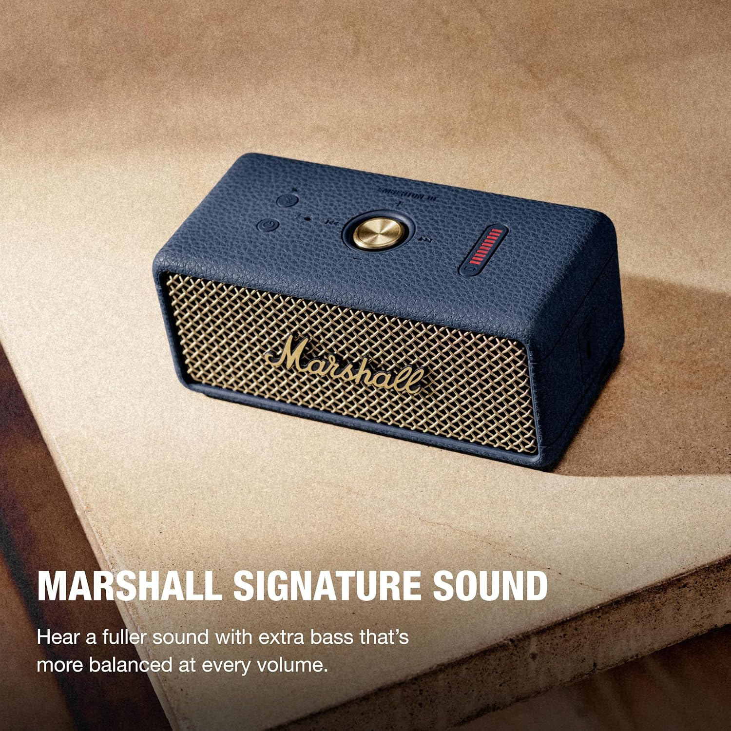 Marshall Emberton III Portable Bluetooth Speaker - Midnight Blue