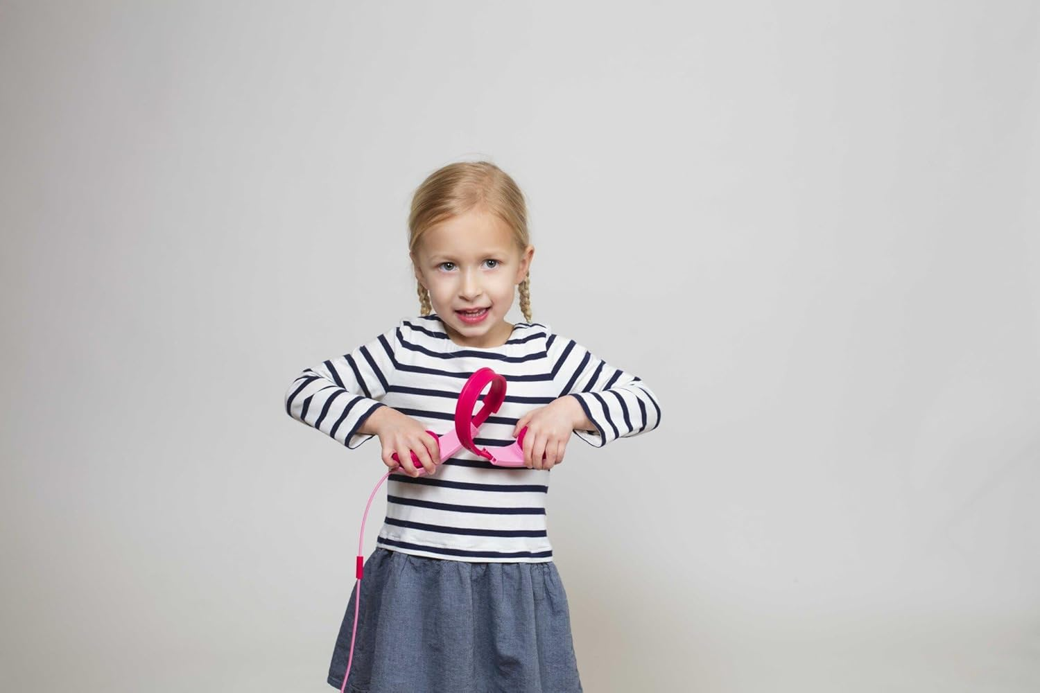 Motorola Kids Headphones Motorola On-Ear Kids Headphones, Pink, (SQUADS200PINK) image number 2