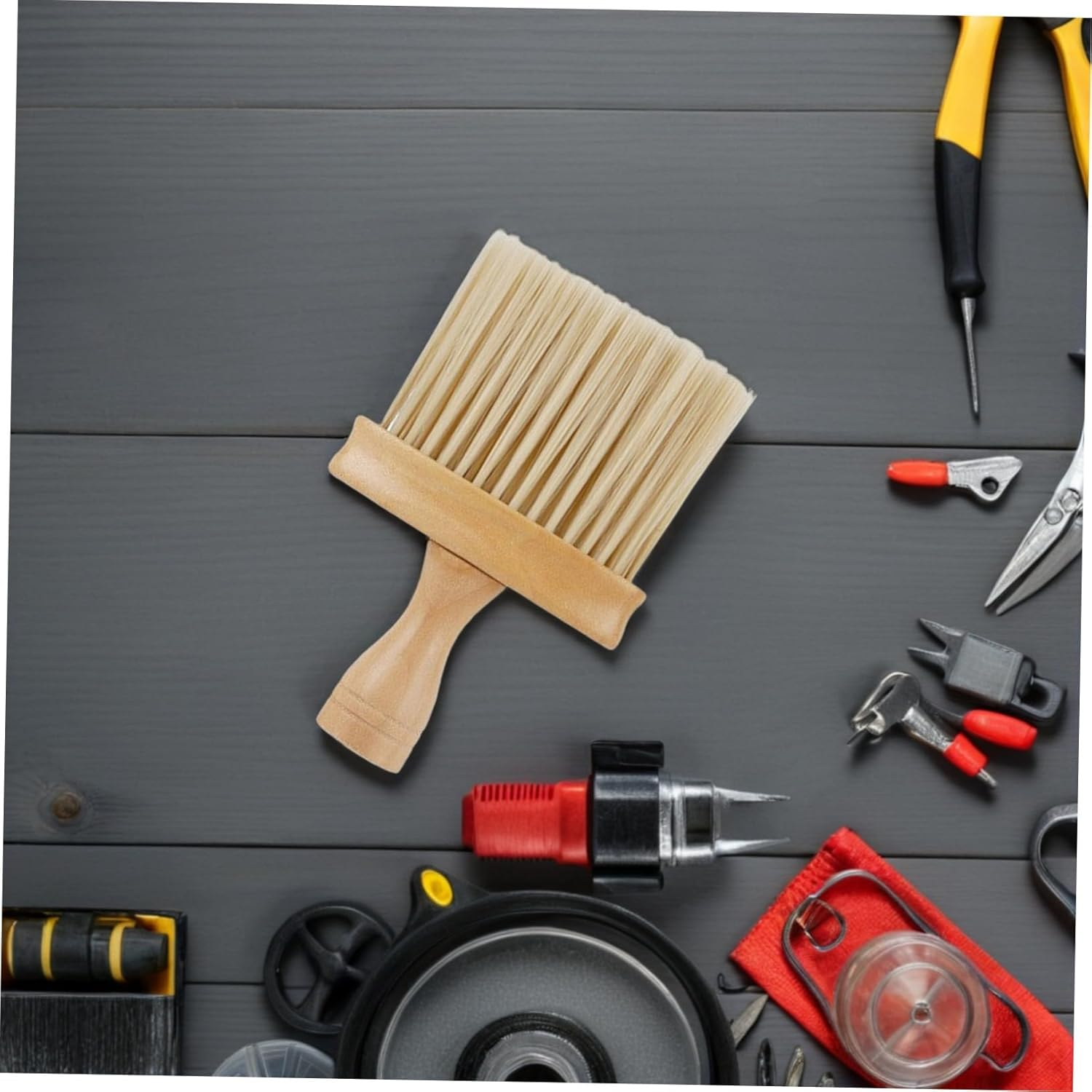 GETAJGHSD 3Pcs Car Air Vent Cleaning Brush with Soft Bristles for Automotive Interior Dust Removal Ergonomic Grip Compact Portable Design for Dashboard and Air Conditioner Maintenance image number 2