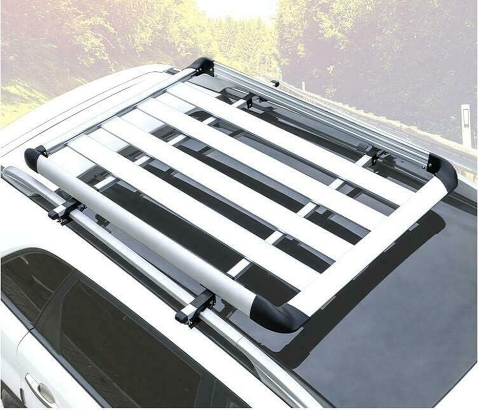 140 * 100 Silver Single Car Roof Rack Aluminium Alloy Suv4X4 Cargo Luggage Carrier Cross Bar image number 6