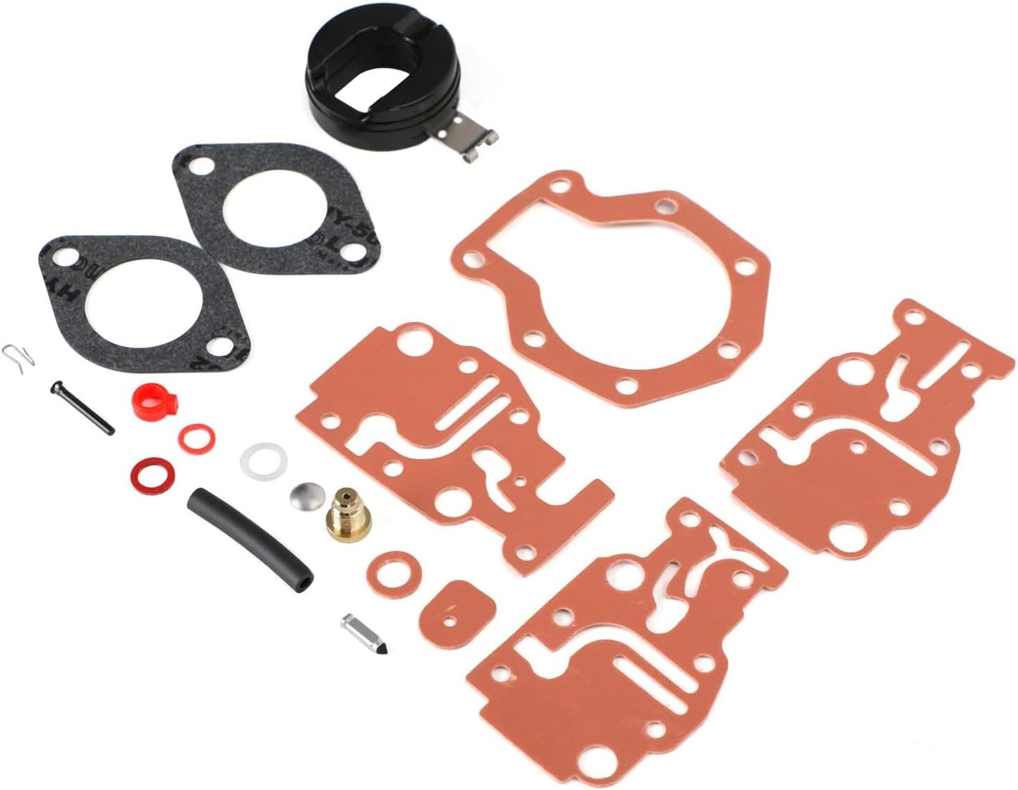Areyourshop Carburetor Carb Rebuild Kit Fit for Johnson/Evinrude 6 8 9.9 15 20 HP 0439073