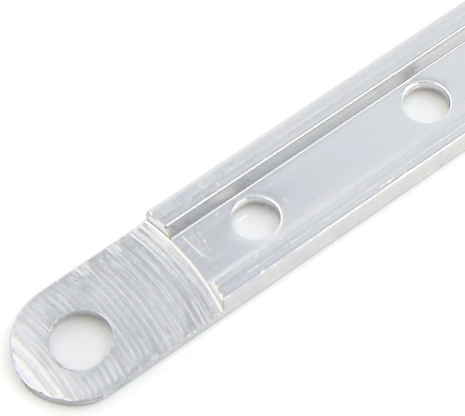 Uxcell Universal Aluminum Alloy Motorcycle Exhaust Muffler Mounting Bracket Silver Tone image number 1