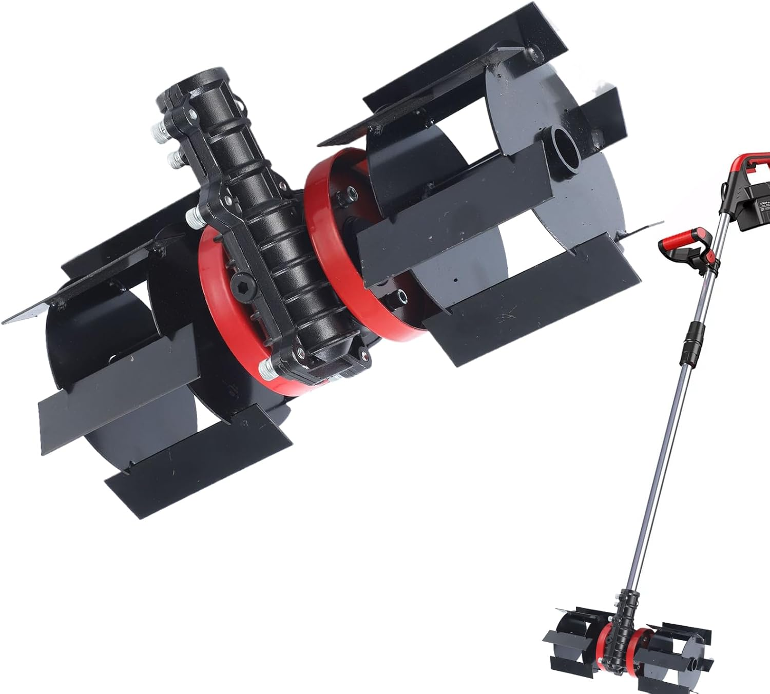 Loosening Soil Machine Wheel - Heavy Duty Tiller Weeding Wheel,Gardening & Lawn Care Tool for Soil Cultivation Farm Tractor Field Garden Home Users Professionals Business Users Beginners