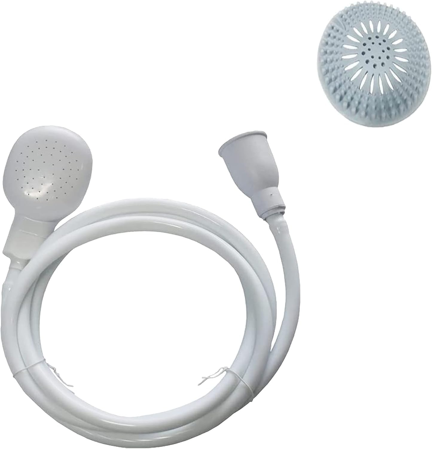 Shower Hose for Bath Taps, Flexible Handheld Shower Spray, Portable Shower Hose with Adjustable Nozzle, Compatible with Standard Faucets, Easy to Install Shower Head, Ermaoo