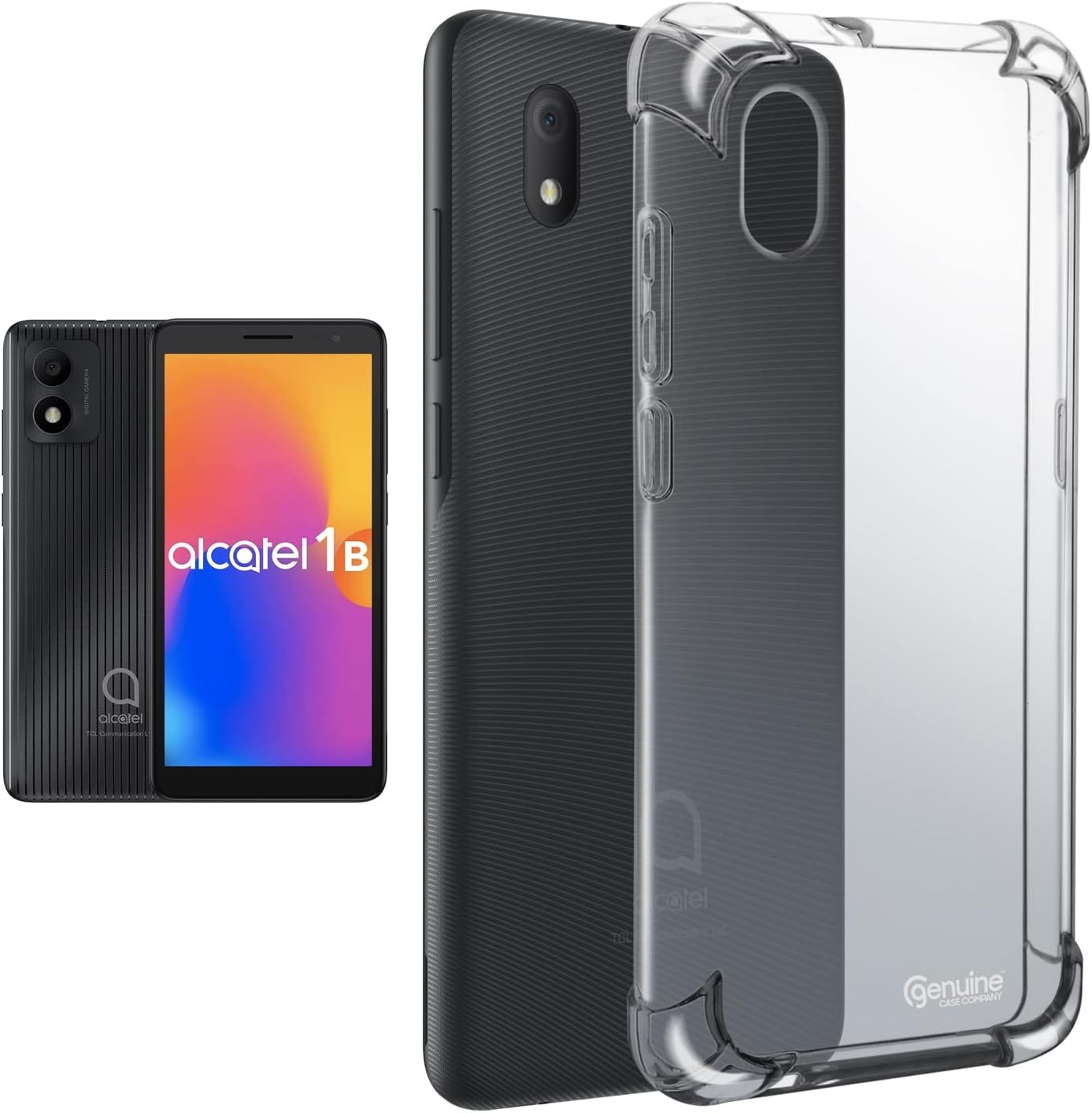 Alcatel 1B Shockproof Clear Transparent Phone Case image number 5