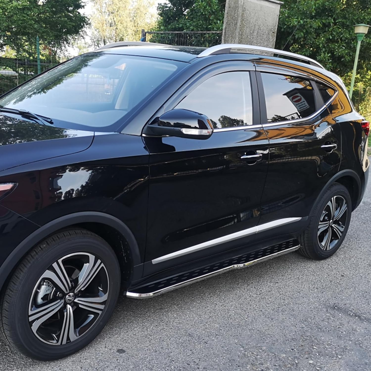 2Pcs Running Boards Fits for VW Volkswagen Touareg 2019-2023 Side Steps Nerfbars(With Brackets)