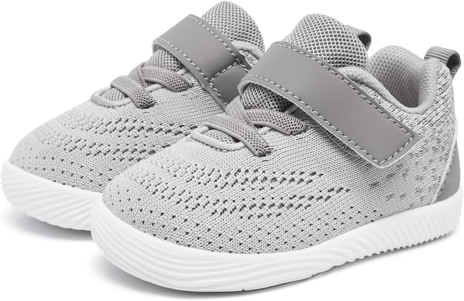 MORENDL Toddler Sneakers Baby Boys & Girls Barefoot Shoes Lightweight Breathable Walking Running Tennis Athletic Sport Shoes image number 5