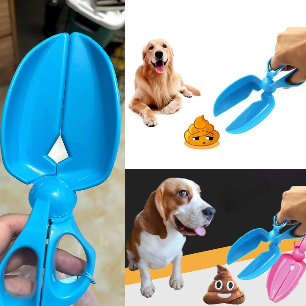Nentment 2 Pack Dog Pooper Scooper Mini Portable Pet Waste Poop Scissor Scoop Picker Shovel Cleaner for Doggie Doo Cat Litter Cleaning Tools Cleanup Outdoor Yard Garden Walks Trip image number 5