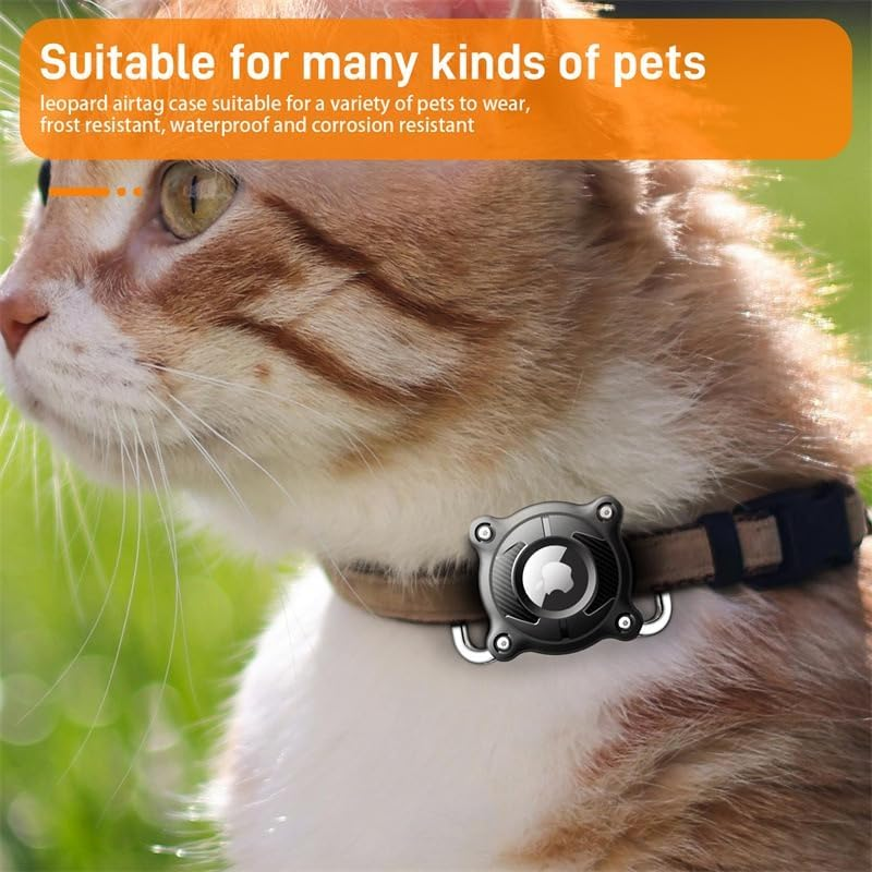 Airtag Dog Collar Holder | Airtag Dog Waterproof - Protective Airtag Case Holder for Dog Collar and Cats with Removable Metal Loop, Sturdy TPU, Lightweight, Compact Size, Fits 1" Width Collar image number 5
