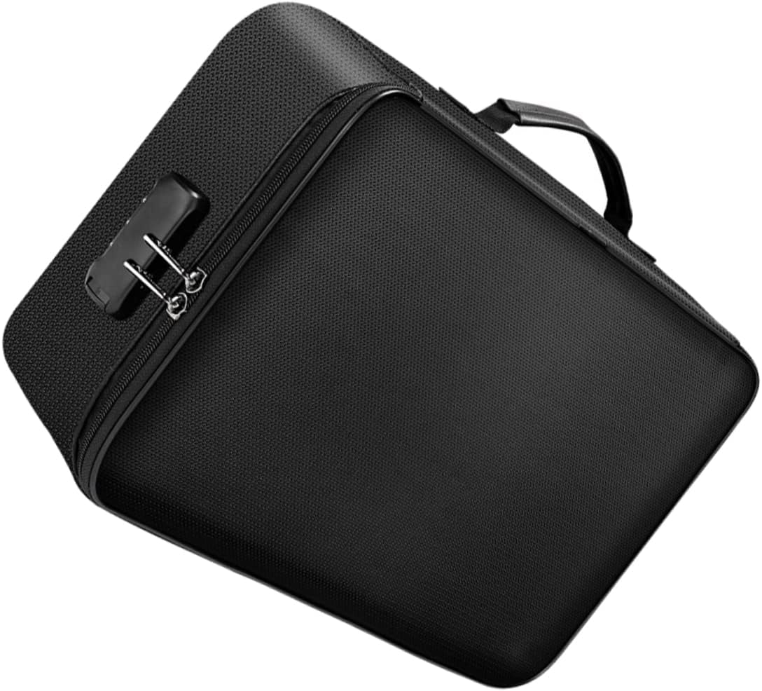 TOGEVAL Fireproof Waterproof File Bag Document Bag for Office Travel School Large Capacity Storage Organizer image number 3