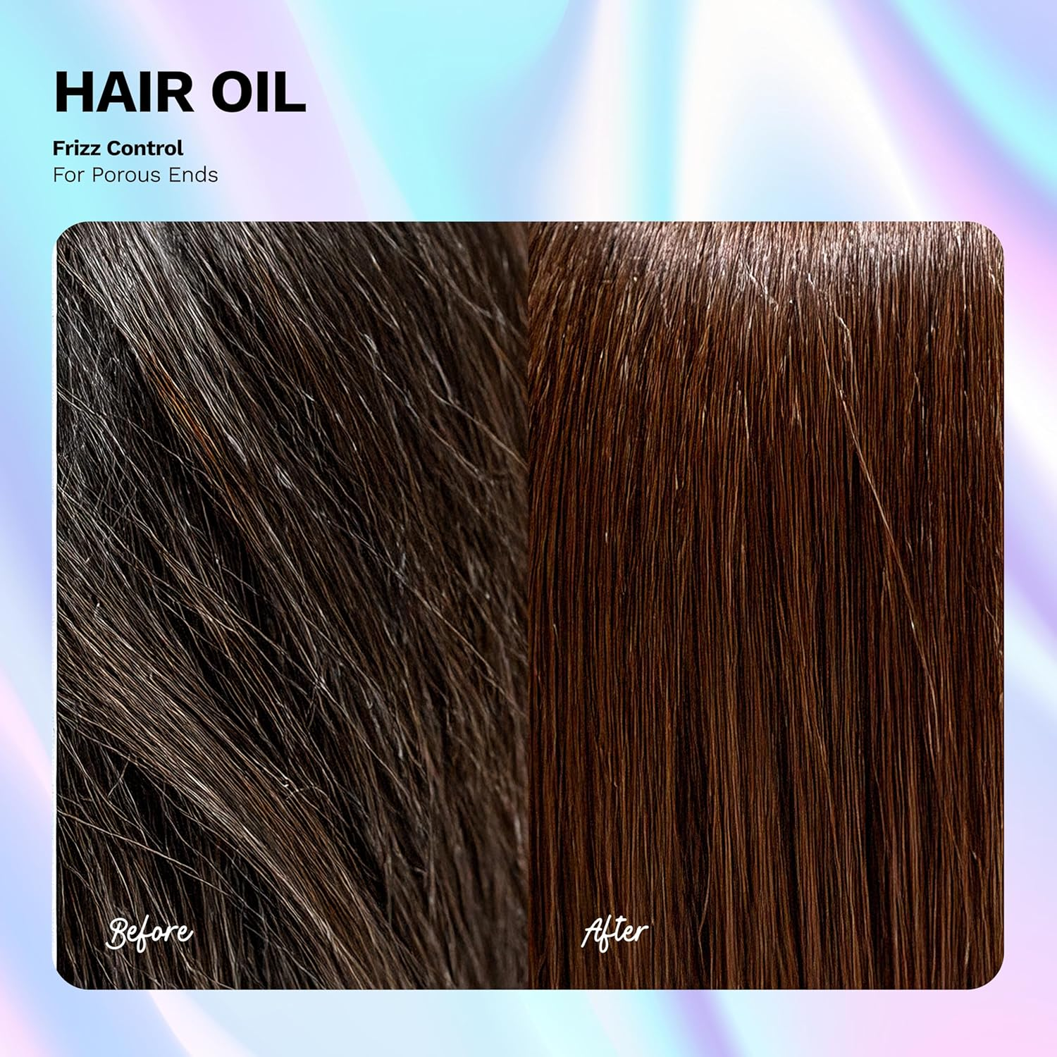 Ginger Root Extract | Hair Oil anti Frizz for All Hair Types | Seals Split Ends and Strengthens the Hair Structure image number 1