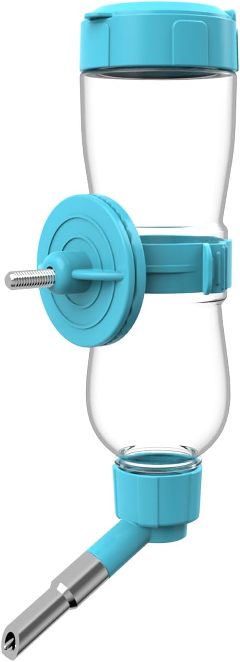 Bird Bath, Automatic Water Dispenser for Cage, Hanging Water Bottle for Parakeets, Canaries, Cockatiels, Finches, Budgies (Green, 240Ml)