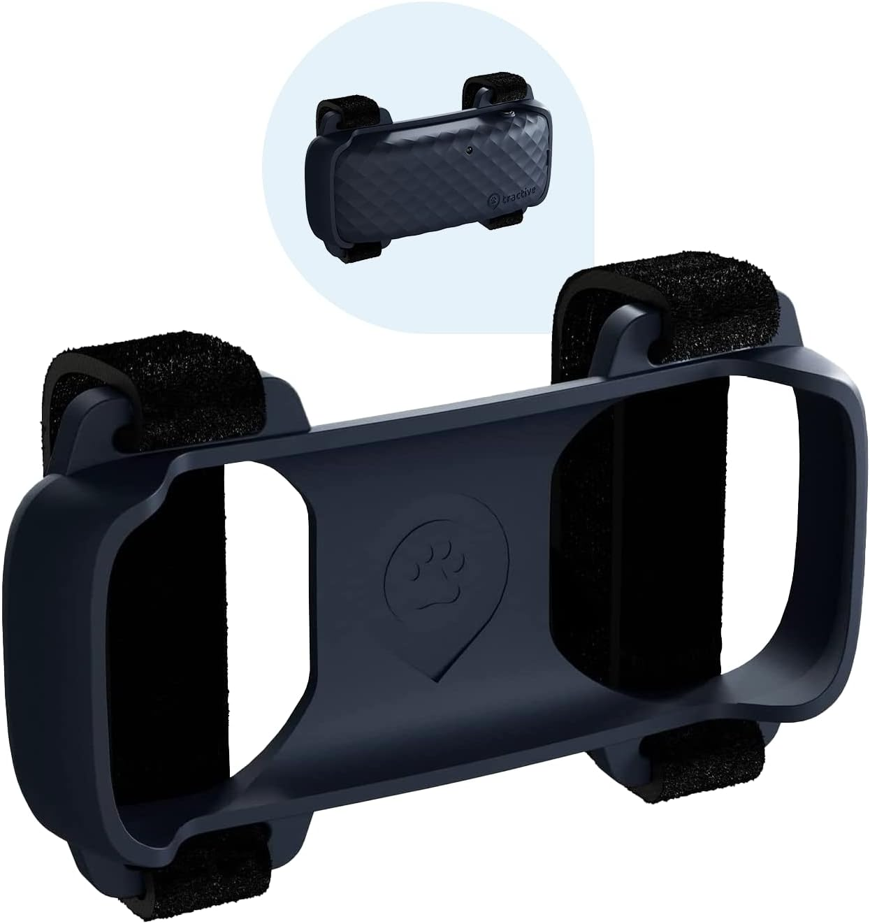 Tractive GPS CAT 4 Tracker Harness Attachment. Ideal for Cat Walks with Peace of Mind. (W/Velcro Straps), Black image number 2