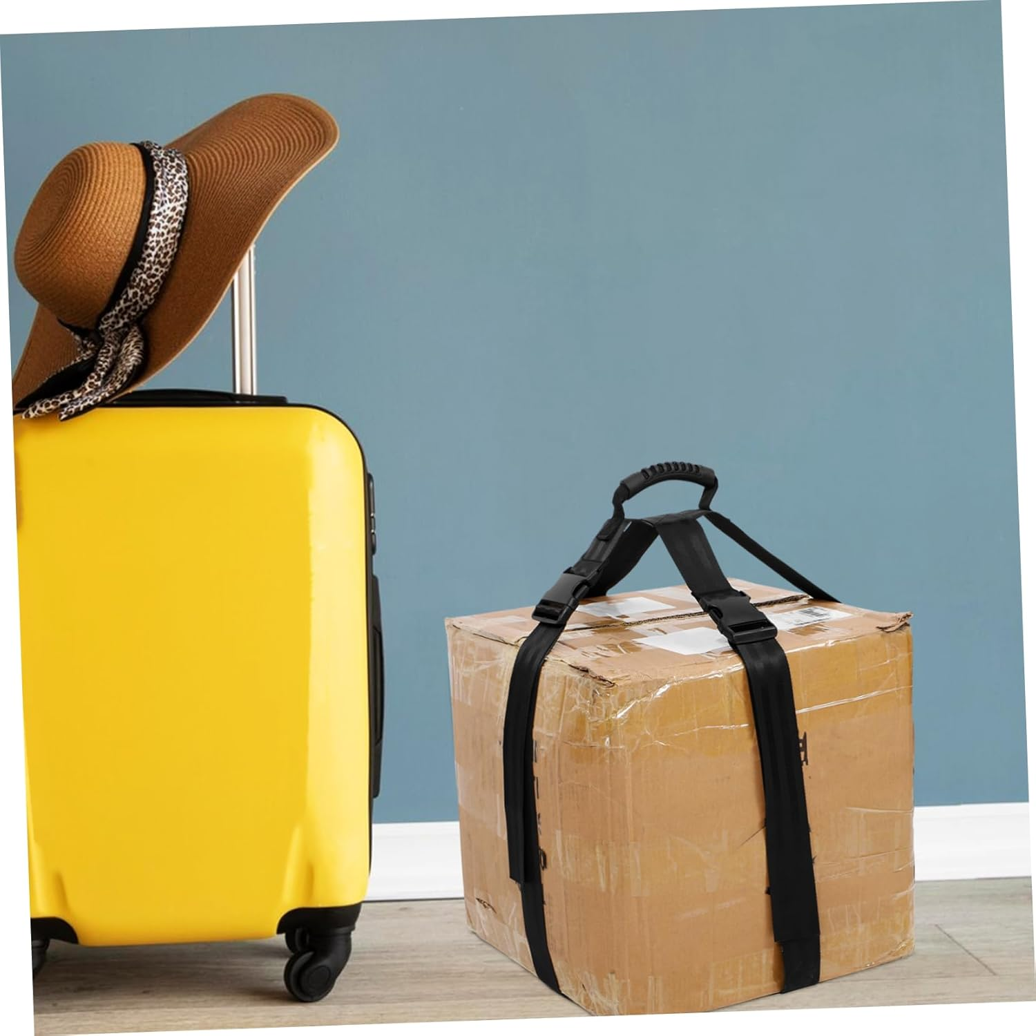 WESIEVYA Adjustable Suitcase Straps Luggage Bands Luggage Strap Buckle for Suitcases image number 2