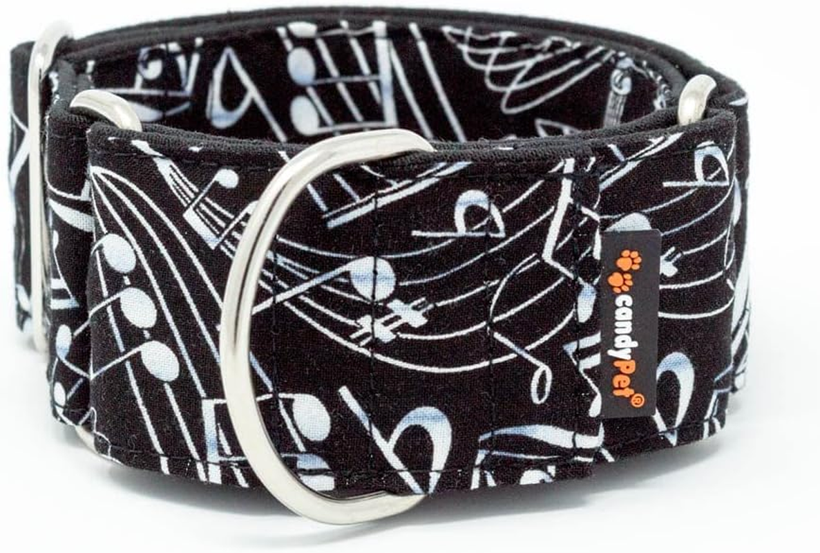 Candypet Martingale Collar for Dogs &ndash; Music Model 120 G