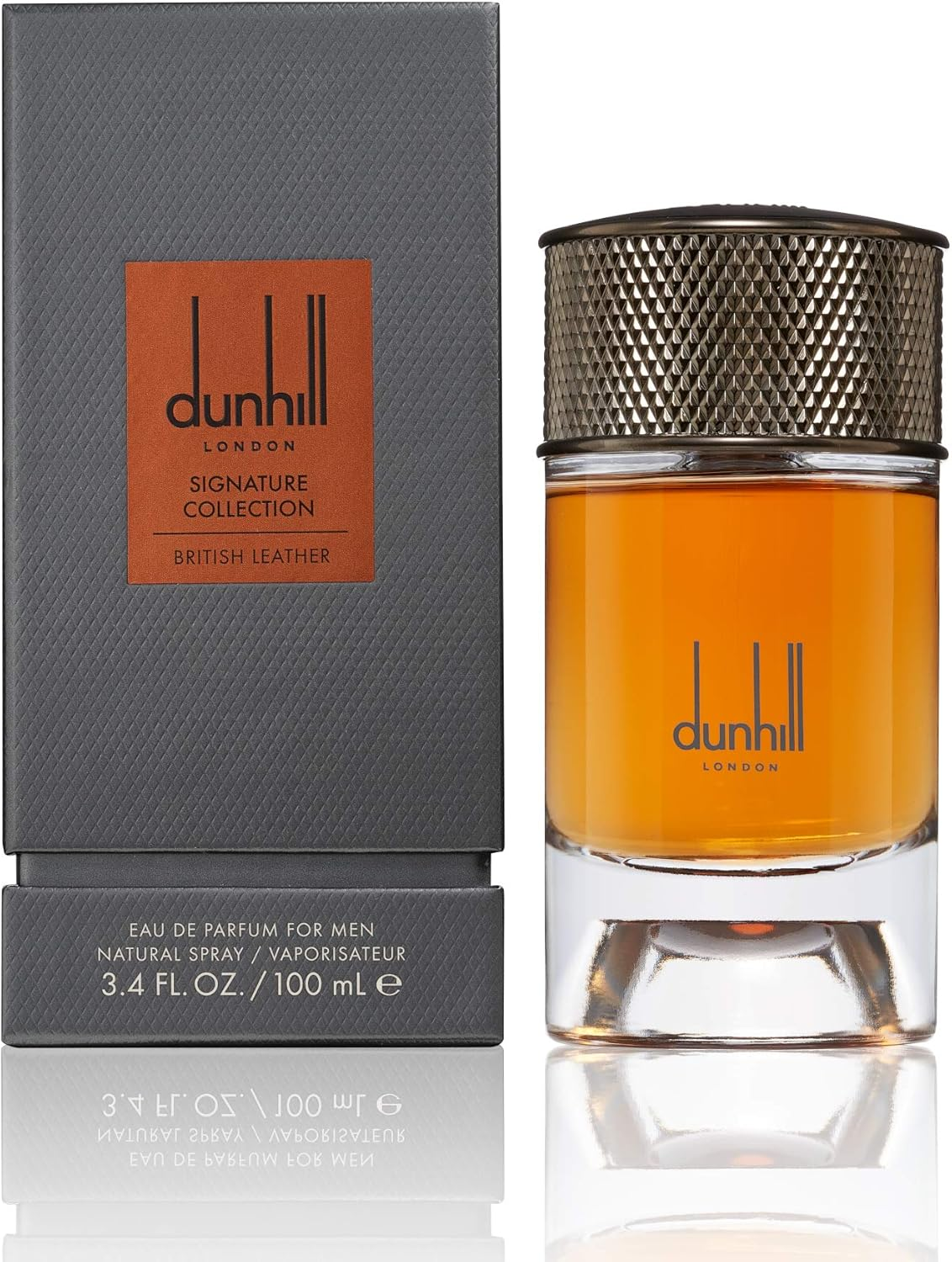 Dunhill Signature Collection British Leather Eau De Parfum Spray for Men 100 Ml