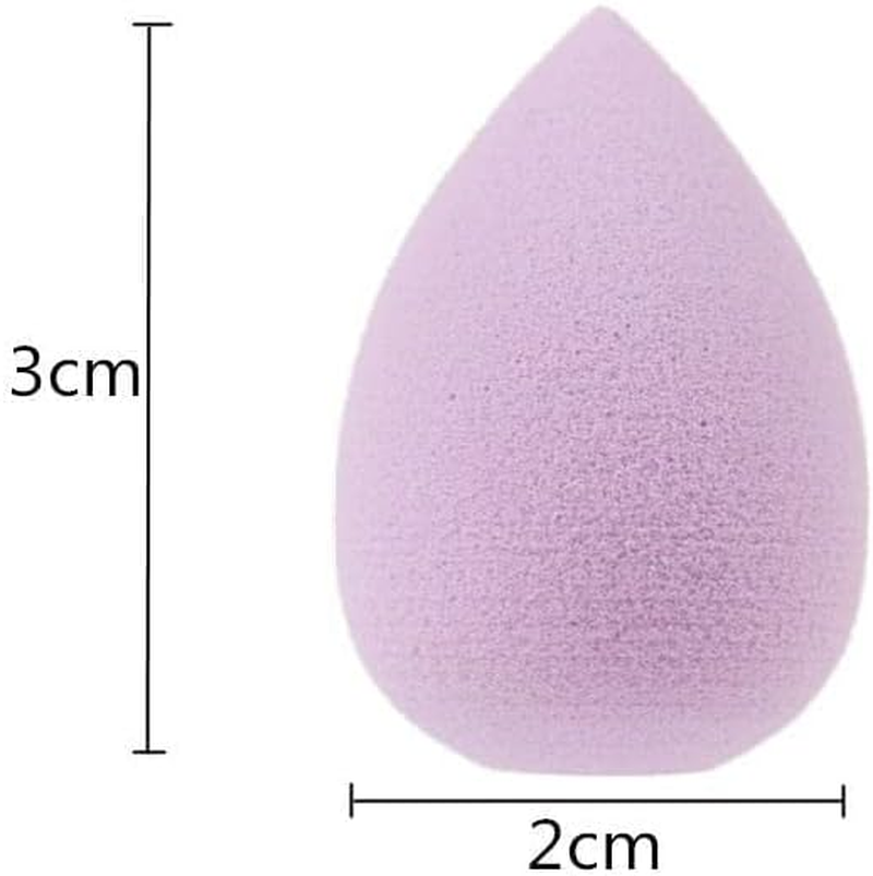 Htppzjr 6PCS Purple Mini Makeup Sponge Set: Small Beauty Sponge Blender for Foundation, Powder, Concealer, Highlight, Eye Shadow image number 4