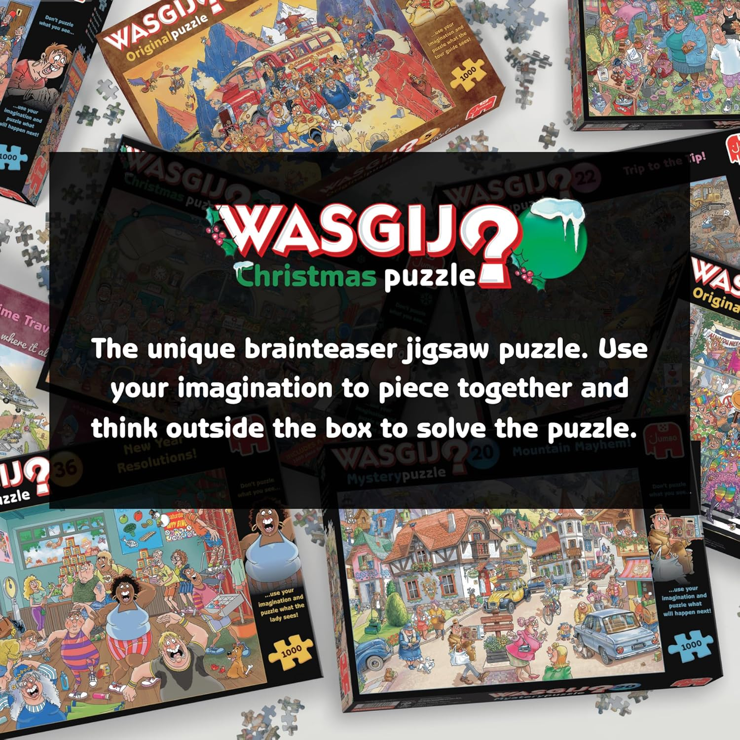 Jumbo Wasgij Christmas Advent Calendar Puzzle (24 X 54 Pieces) image number 3