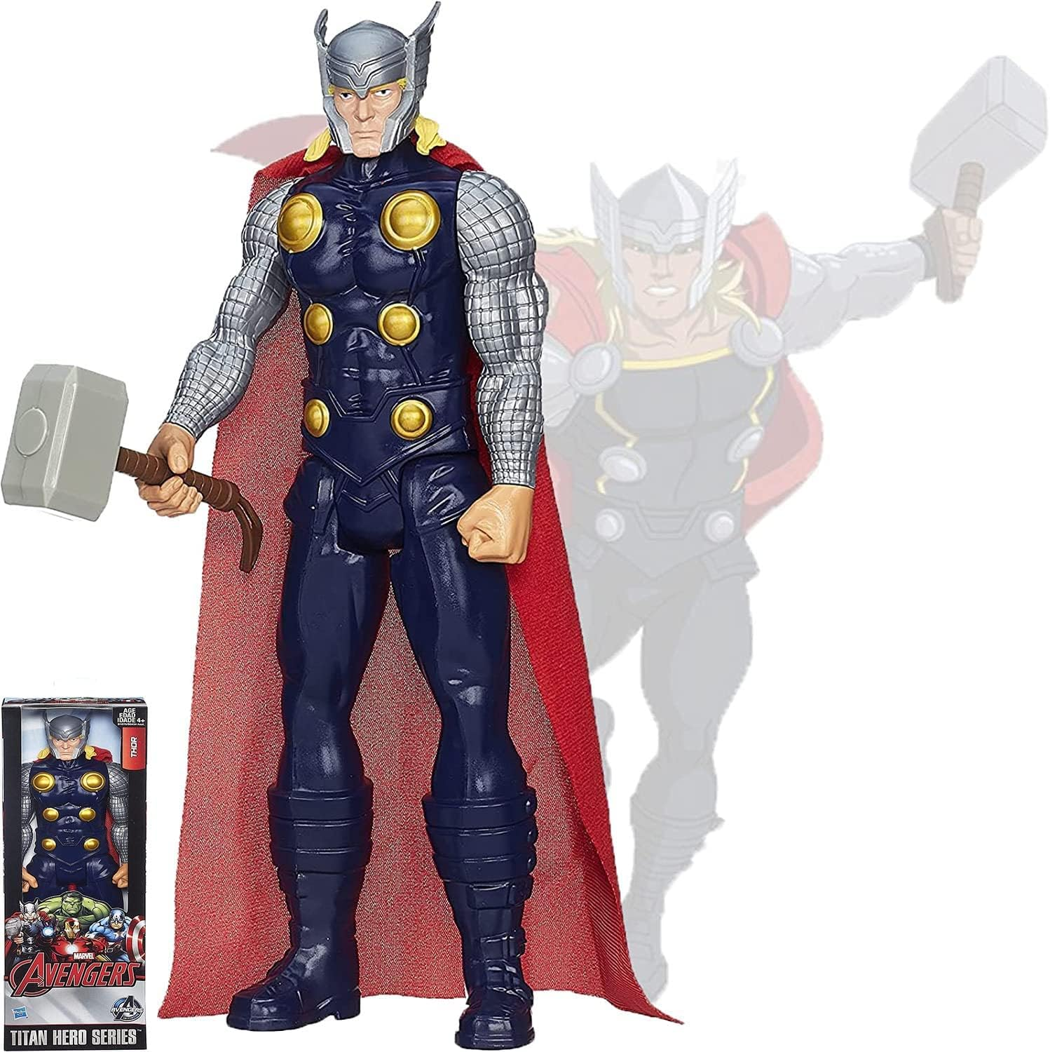 12-INCH Tall Thor Action Figure from Titan Hero Series image number 1
