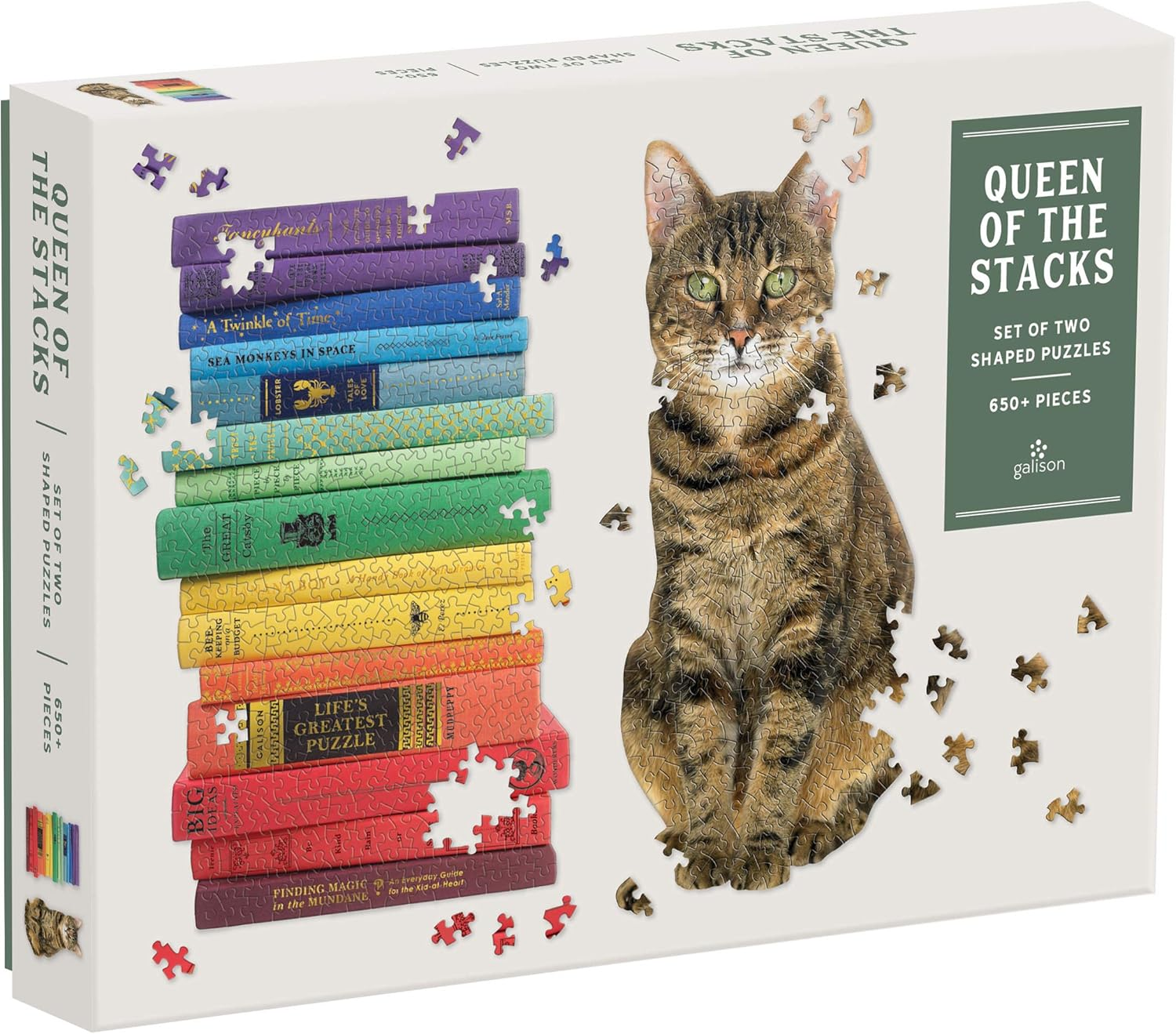 Queen of the Stacks 2-In-1 Puzzle Set image number 4
