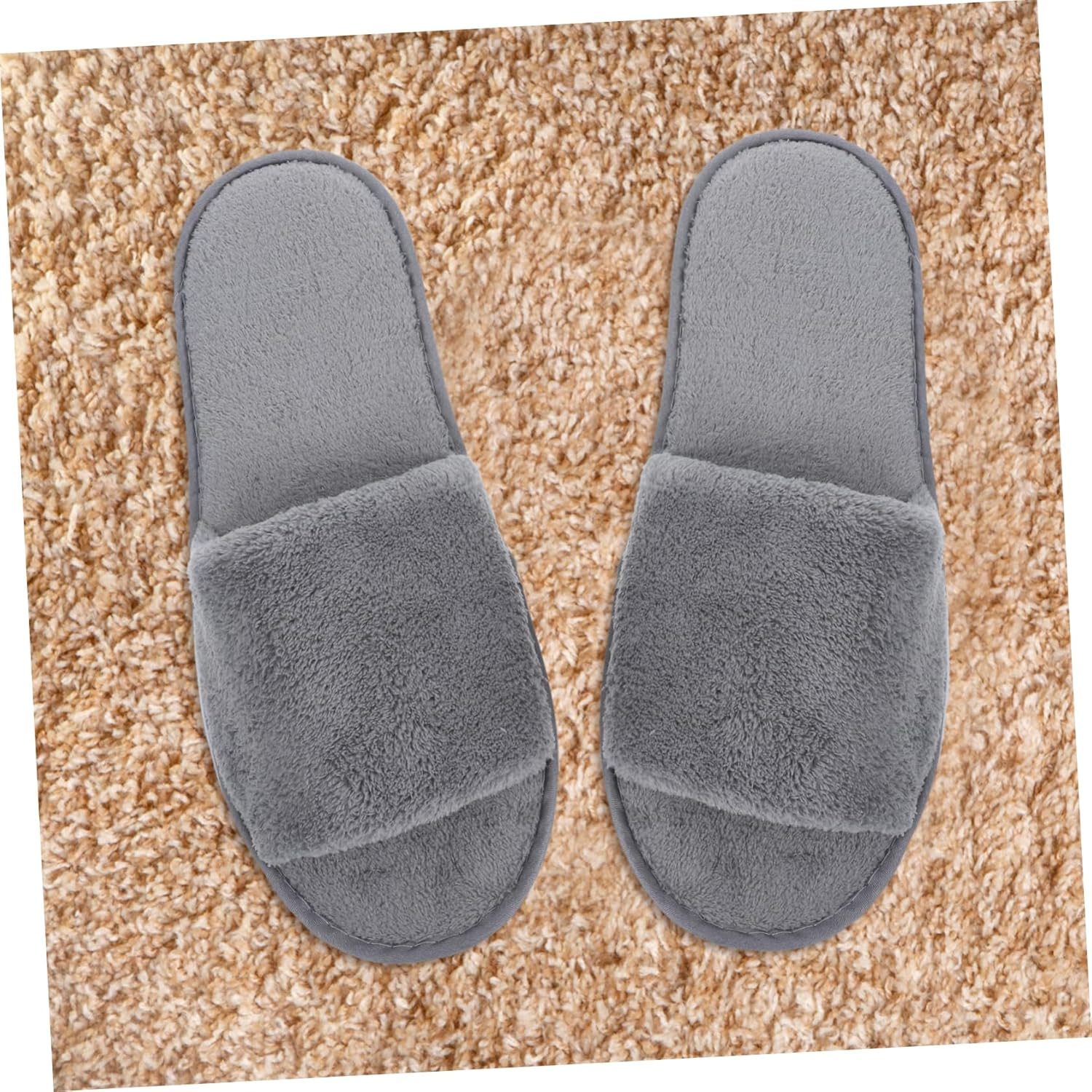 PACKOVE Disposible Spa Slippers Hotel Slippers for Guests Travel Shoes Non-Slip Disposable for Home