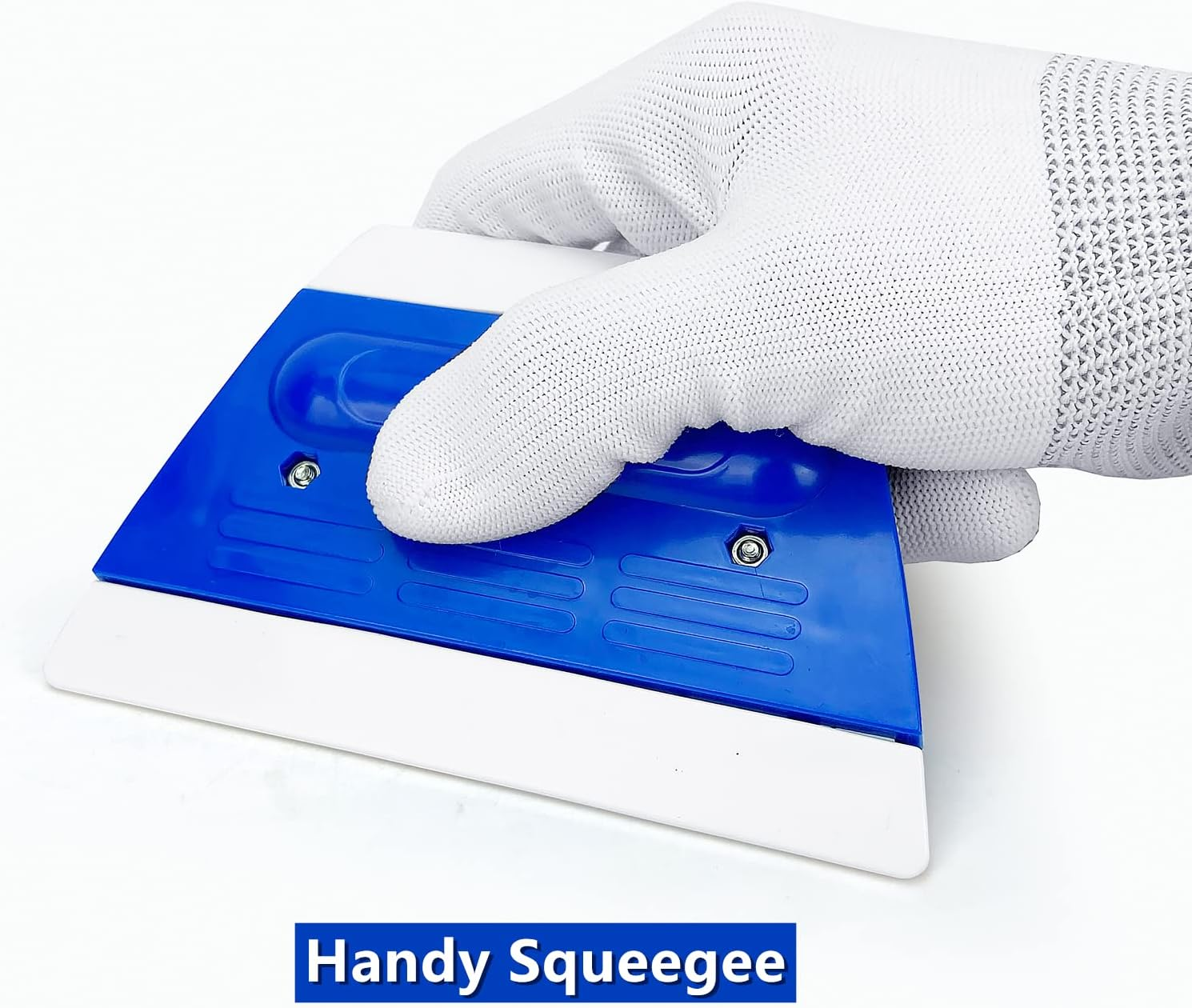 Umaki 2Pack Rubber Edge Squeegee Decal Applicator Craft Vinyl Scraper for Vinyl Wrapping, Window Tint Film, Graphics, PPF Installation, Small Squeegee Tool for Glass Door Mirror Sink, 5 X 3.4In