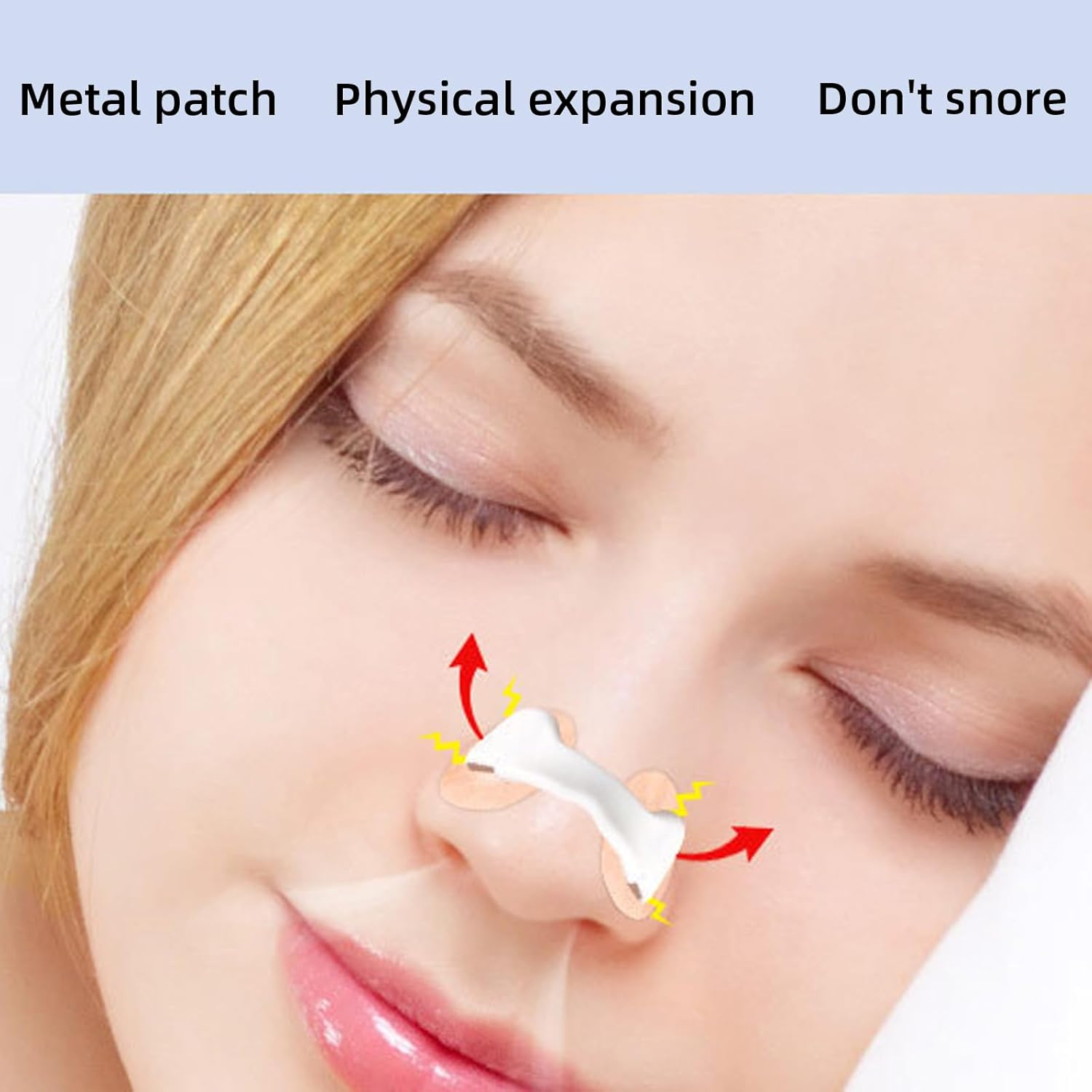 120 Pcs Anti-Snoring Sleep Nasal Strips Refill Pack - 60-Day Supply of Magnetic Nose Strips for Enhanced Breathing, Premium Skin-Safe Snore Reducing Nasal Strips to Improve Sleep Quality image number 2