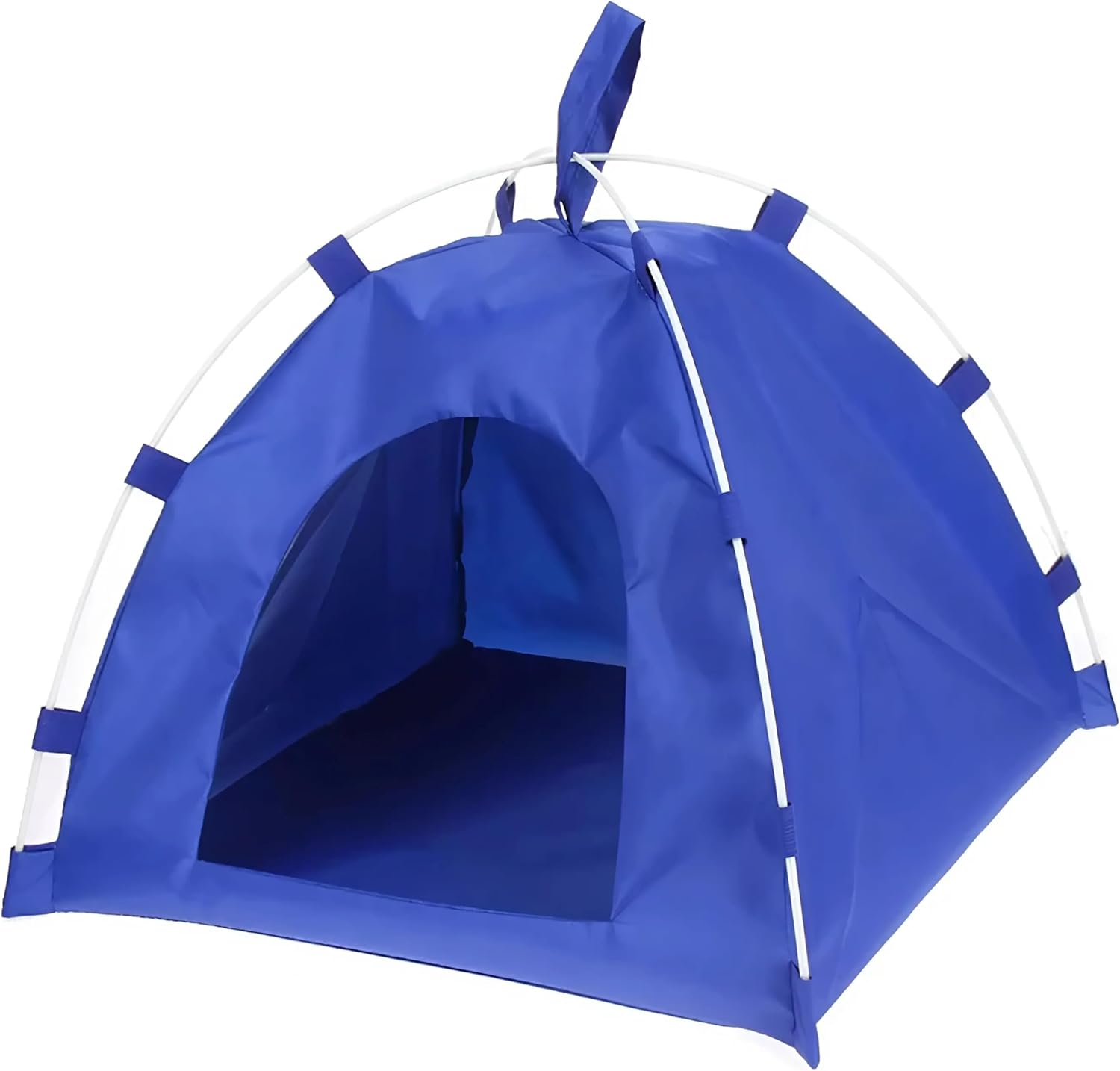 EZONEDEAL Portable Travel Pet Tent Outdoor, Washable Folding Detachable Pet Tent Dog House Oxford Cloth Kennel Camping Shelter Sun Block and Waterproof for Dogs and Cats Bed Puppy House