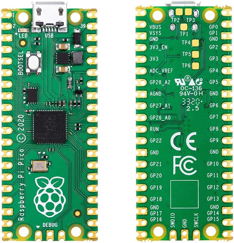 KEYESTUDIO Microcontroller Mini Development Board for Raspberry Pi Pico, Dual-Core ARM Cortex M0+ Processor,Running up to 133 Mhz, Support C/C++ / Python image number 6