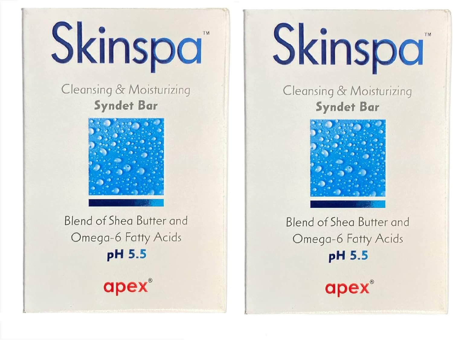 New Skinspa Cleansing & Moisturizing Syndet Bar Soap 75Gm (Pack of 2)
