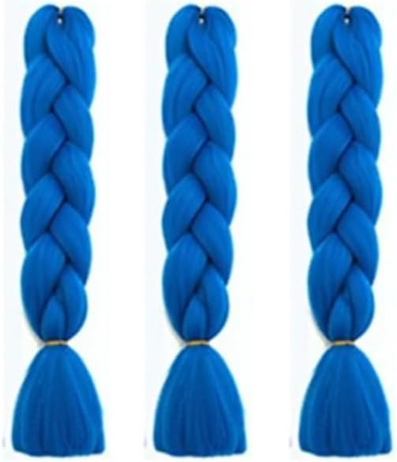 Kanekalon Jumbo Braiding Hair Extensions High Temperature Fiber Crochet Twist Braids 24Inch 3Pcs/Lot (A8) image number 4