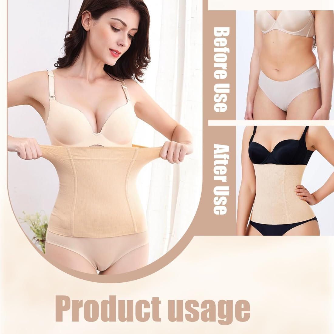 Belly Bands for Pregnant Women, 1 Pack Postpartum Belly Belt, All-In-One Pregnancy Belly Belt, Postpartum Belly Belt for Women, Postpartum Recovery Belt