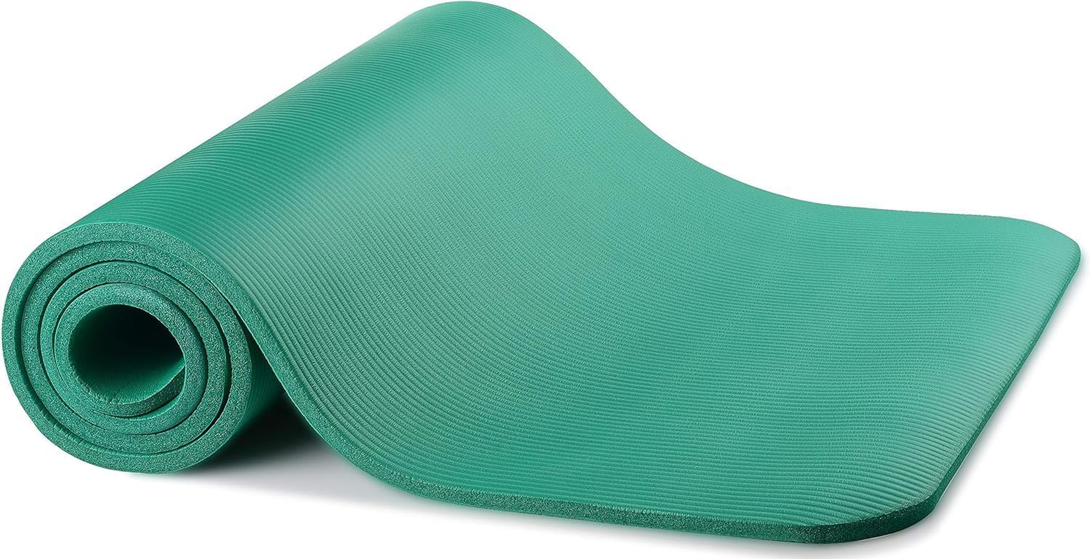 Everyday Essentials Yogamatte, 1,27 Cm, Extra Dick, Rei&szlig;fest, Mit Tragegurt image number 6