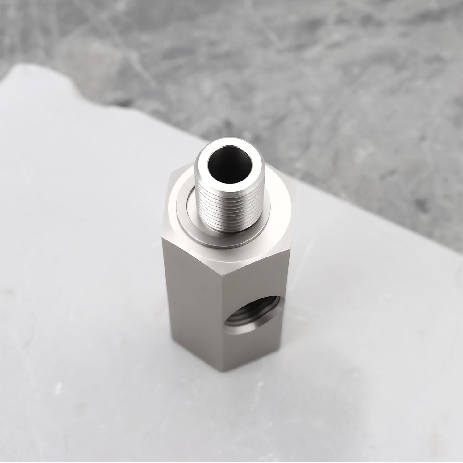 M10X1Mm Male X 1/8"NPT Oil Pressure Sensor Adapter for Oil Pressure Measurement image number 5