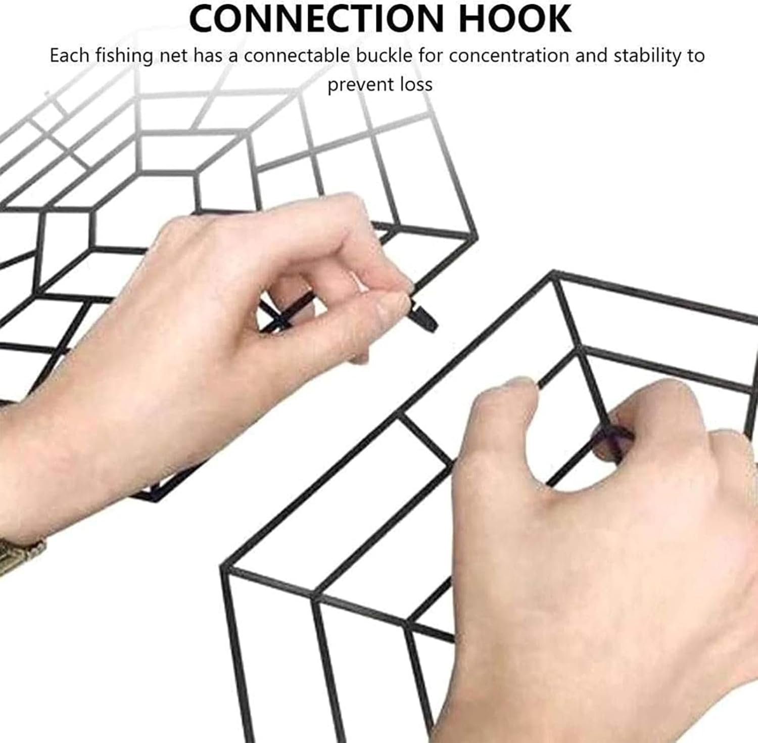 Zalizr 20 Pack Pond Netting Floating Guard, Fish Protector, Hexagonal Plastic Web Netting for Pond Protection, Floating Heron Deterrent image number 5