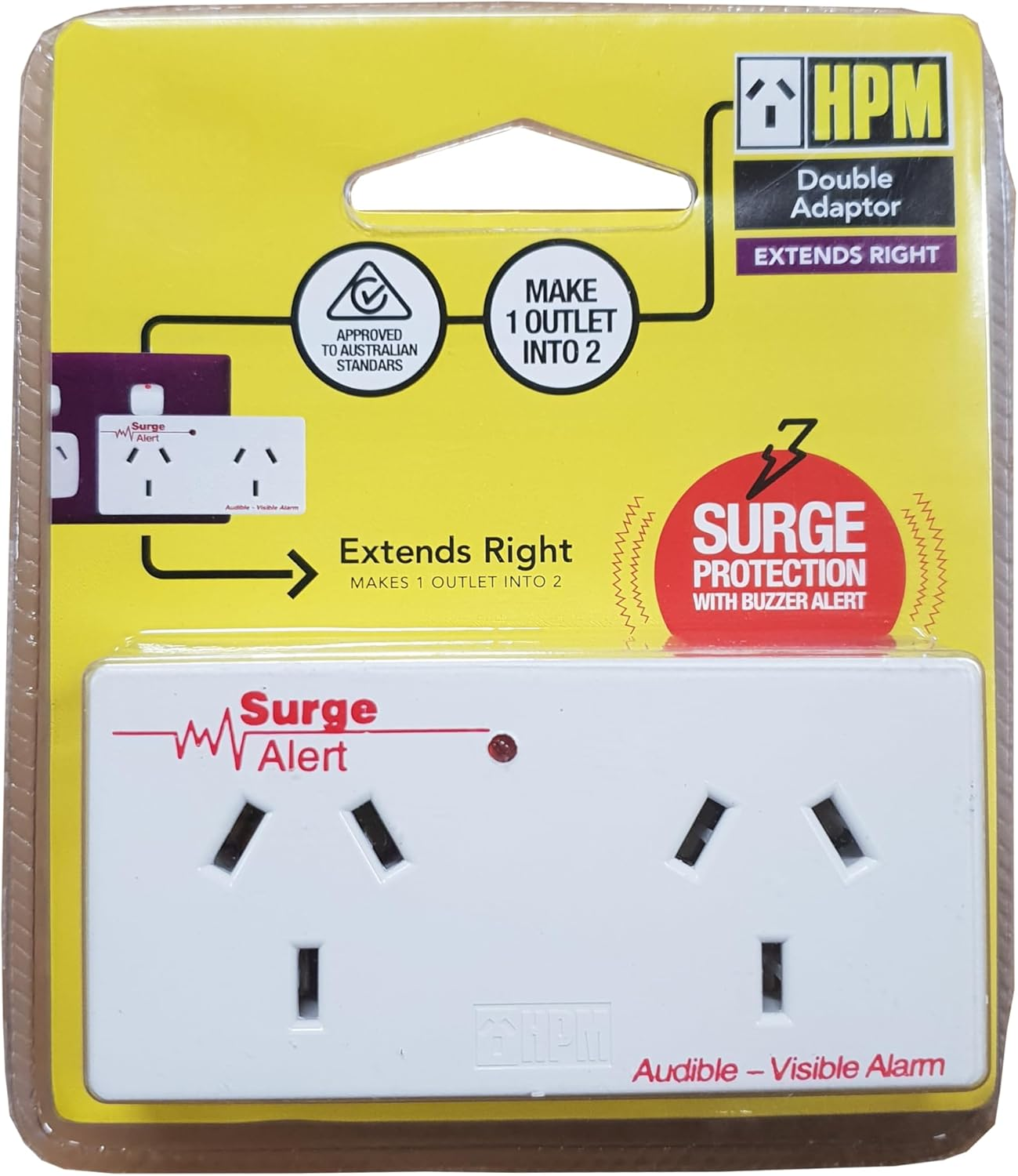 HPM Double Adaptor with Surge Protection image number 2