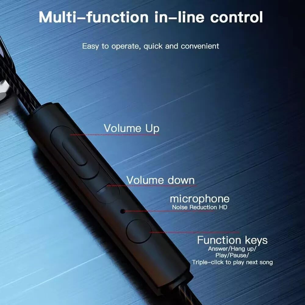 STEXX 6D Mobile Phone Universa Type C Earphone Headphone for Iphone Samsung USB Wired image number 4