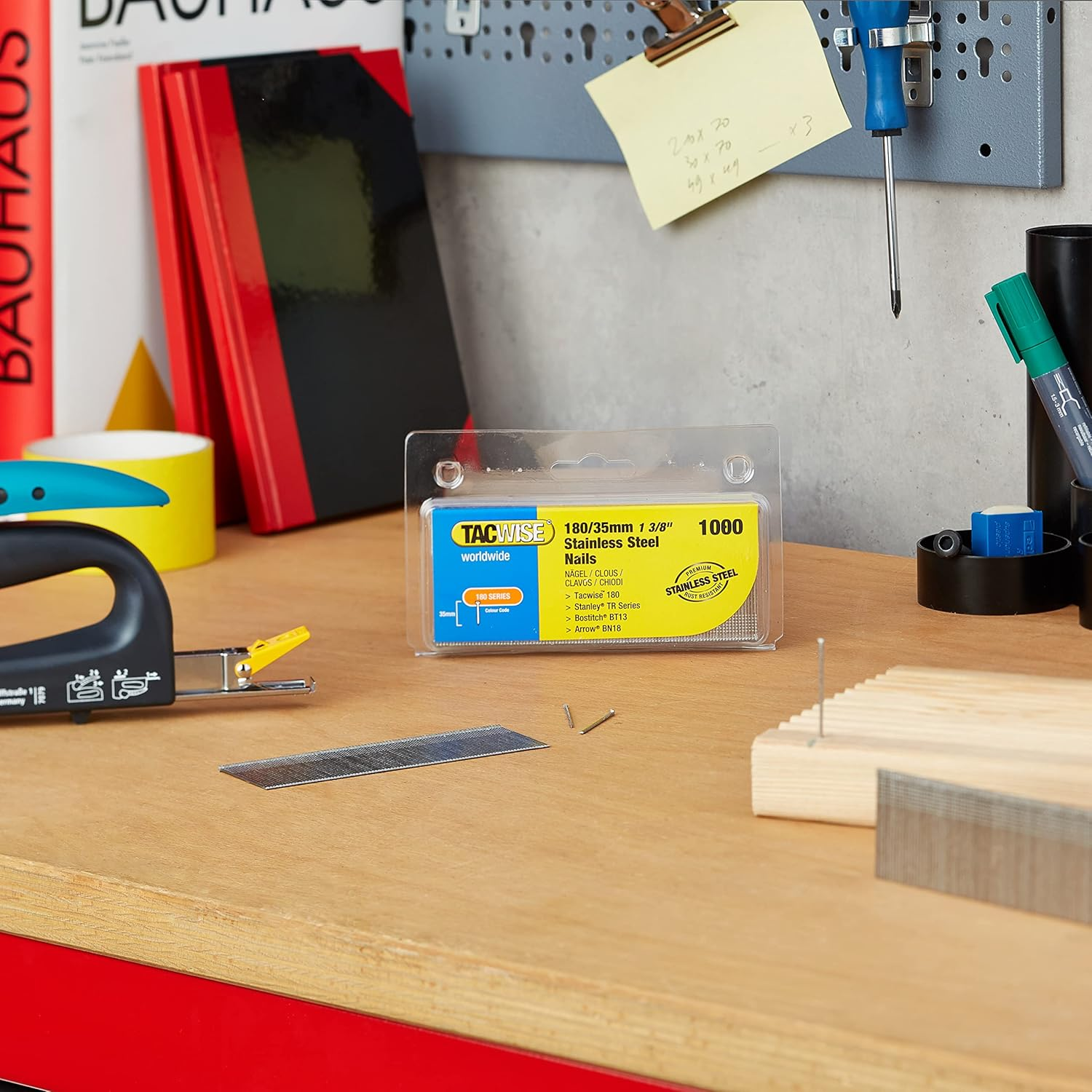 Tacwise 1068 Type 180/35 Mm Stainless Steel 18G Brad Nails, Pack of 1000 image number 3